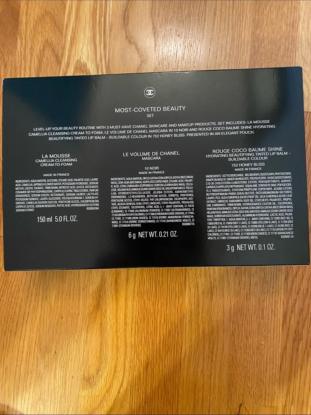 Limited edition CHANEL Most Coveted beauty set.